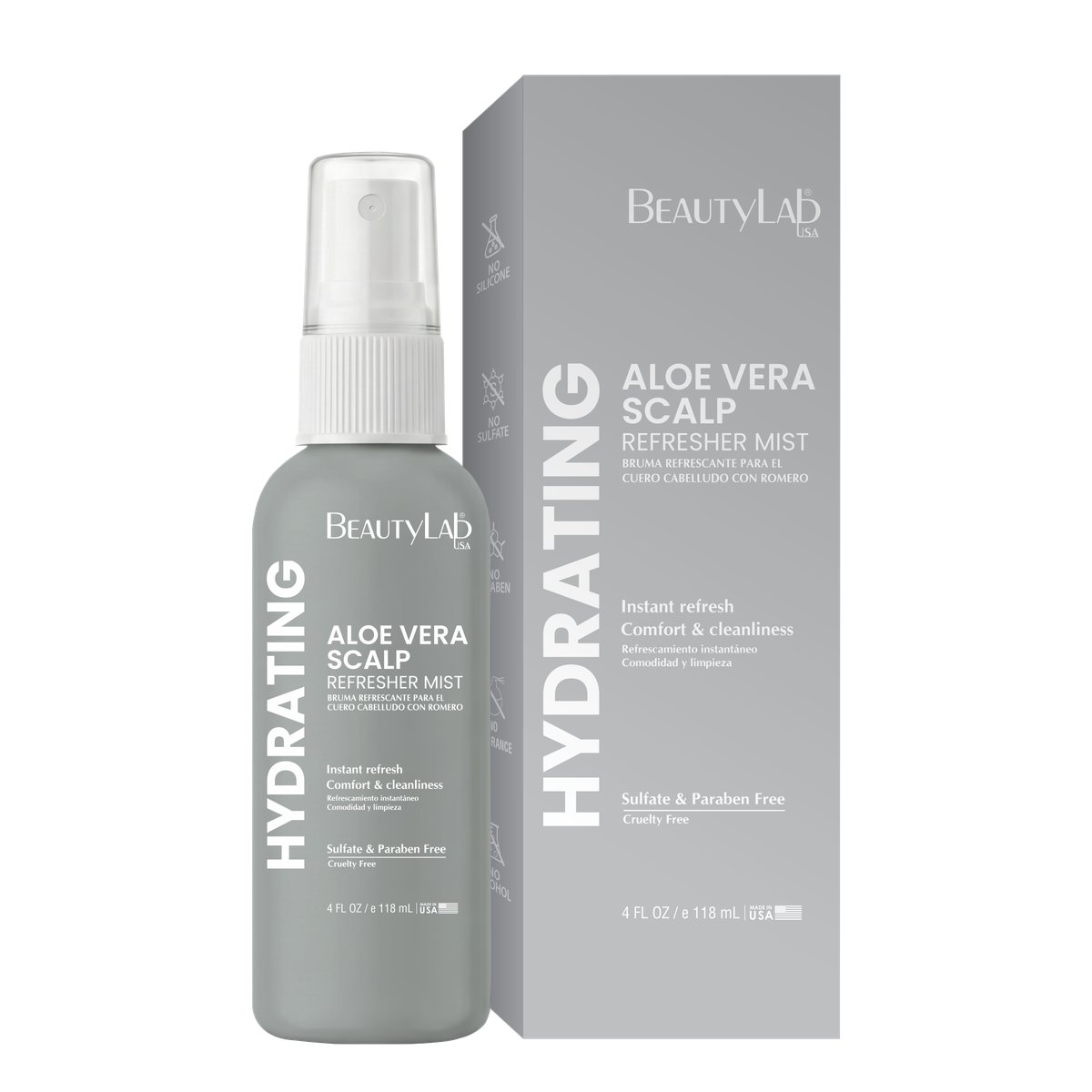 3D- 90038 - Hydrating Aloe Vera Scalp Refresher Mist HYDRATING Aloe Vera Scalp Refresher Mist - Image 1
